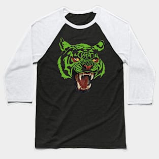 Green exotic tiger Baseball T-Shirt